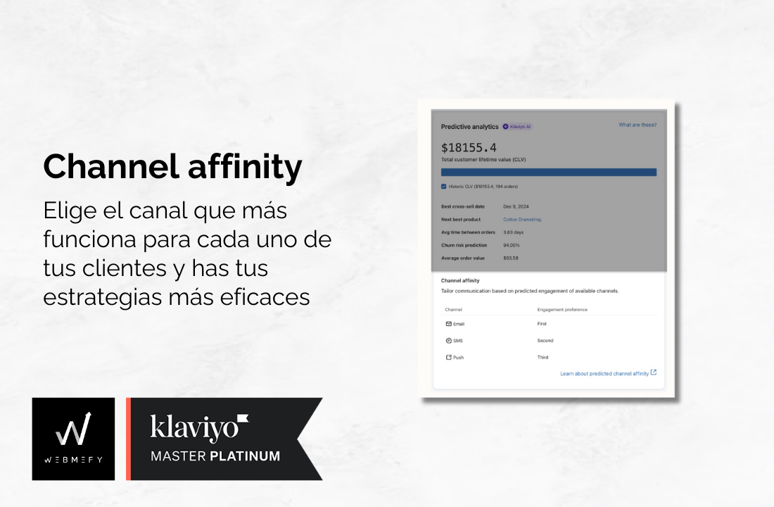 Cómo usar Channel Affinity en Klaviyo para mejorar tus campañas y flujos multicanal